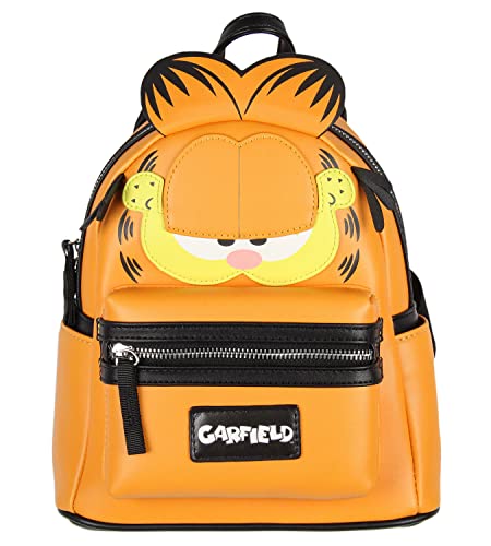 INTIMO Nickelodeon Classic Comic Character Face Garfield Zippered Mini Backpack Bag 10 - Image 1