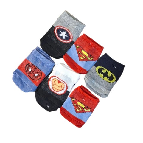 Baby socks, a set of socks for children aged 6 months to 2 years (set of 6 pairs)