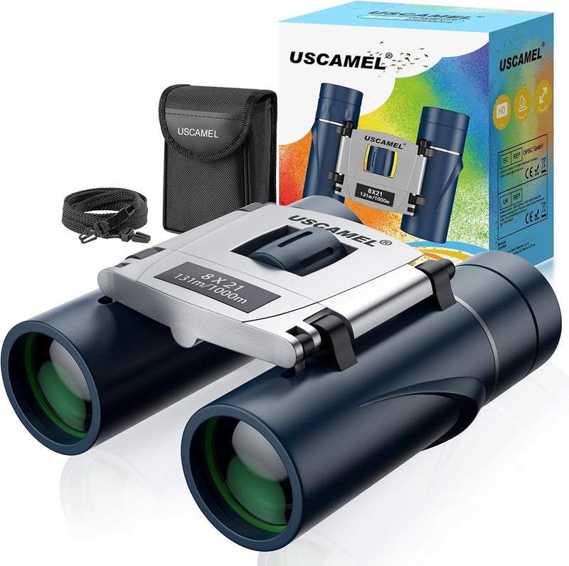 USCAMEL Binoculars Kids, Compact Binoculars Childrens, Waterproof Small Binocular For Bird Watching, Travel, Camping, Hunting - Image 1