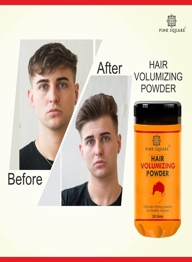 Pink Square Hair Volumizing Powder for Men and Women (Pack of 2, 10 gram)|Hair Volumizing Powder for Thick Hair for Matte Finish and Strong Hold Suitable for All Hair Types| - Image 4