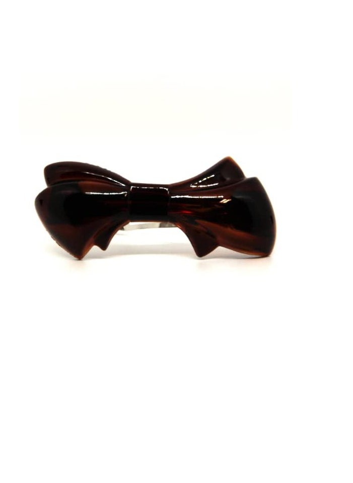 French Bow Knot 31/2 Inch Hair Barrette AY4, Brown, 1 - pzsku/Z6528497B96220B651750Z/45/_/1736946873/abcac746-7549-4f33-8150-635484961295