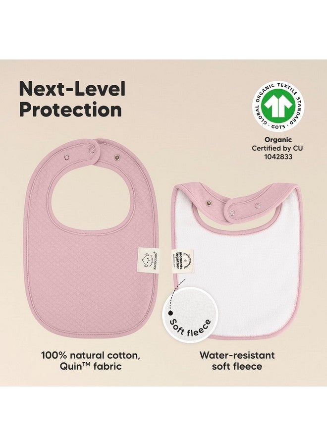 KeaBabies 8-Pack Organic Baby Bibs for Baby Girls, Baby Boys - Cotton Cloth Baby Boy Bibs, Baby Girl Bibs for Drooling and Teething, Absorbent Drool Bibs for Spit Ups, Toddler Bib,Infant Bibs (Muted Pastel)  - Image 3