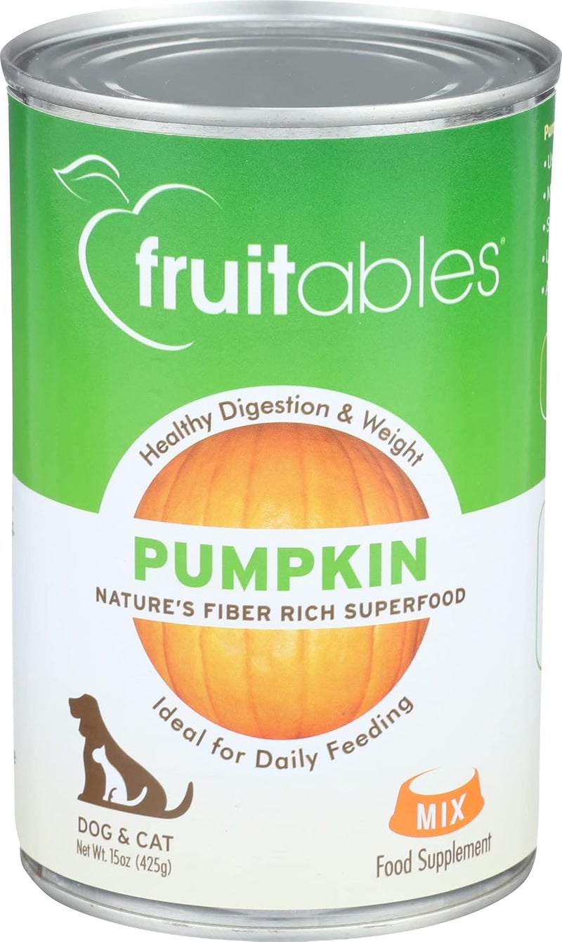Fruitables Cat & Dog Pumpkin Digestive Supplement Fruitables 425g - Image 1