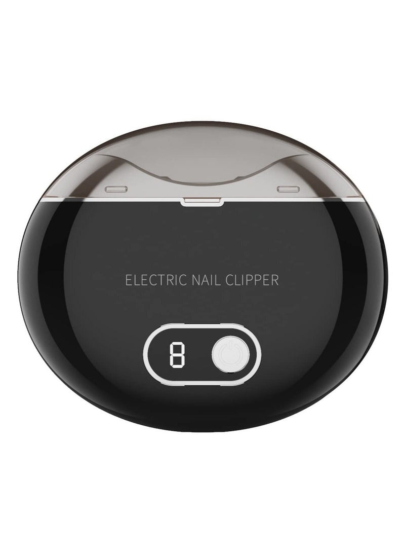 Captaintech Automatic Nail Clipper, Electric Nail Clippers Automatic Safety Fingernail Cutter And Filer Rechargeable Nail Trimmer Nail Scissors Gift For For Adults Seniors Infant Baby Kids Men Women - Image 1