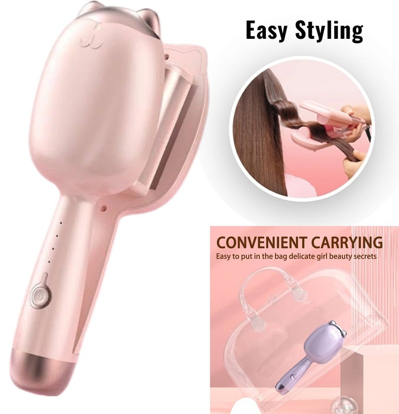 Automatic Hair Curler Rotating Curling Iron | 32mm Egg Roll Design Hair Waver with Adjustable Temperature and Anti-Scald Technology | Instant Styling Wand for All Hair Types - Image 2