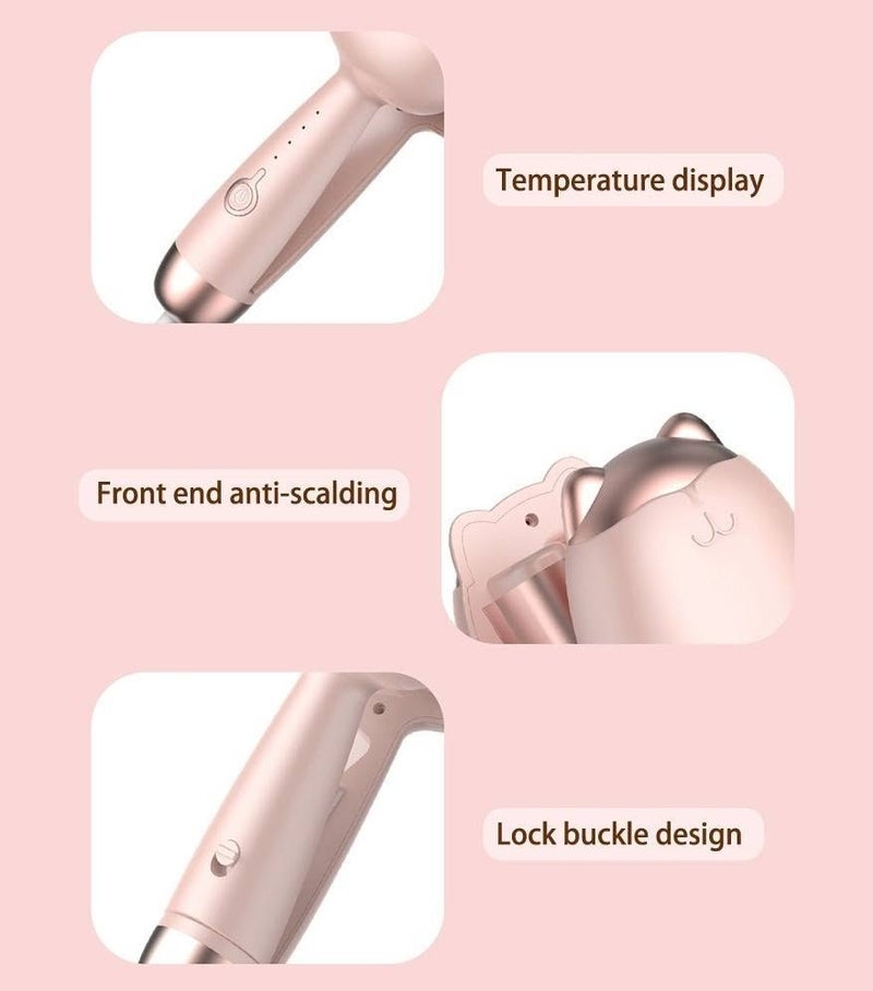 Automatic Hair Curler Rotating Curling Iron | 32mm Egg Roll Design Hair Waver with Adjustable Temperature and Anti-Scald Technology | Instant Styling Wand for All Hair Types - Image 3