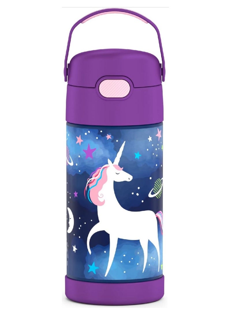 ترموس زجاجة مياه فانتينر من ثيرموس سعة 12 اونصة، ستانلس ستيل - Image 1