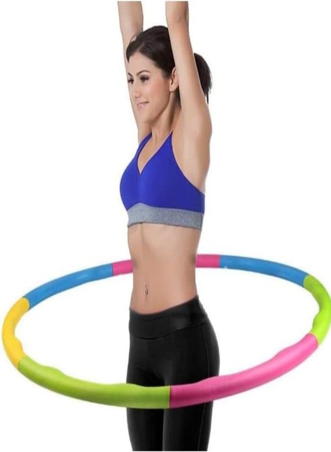 Manos Colourful Hula Hoop for Kids, 80 cm Diameter, Plastic Pack of 1 - Image 2