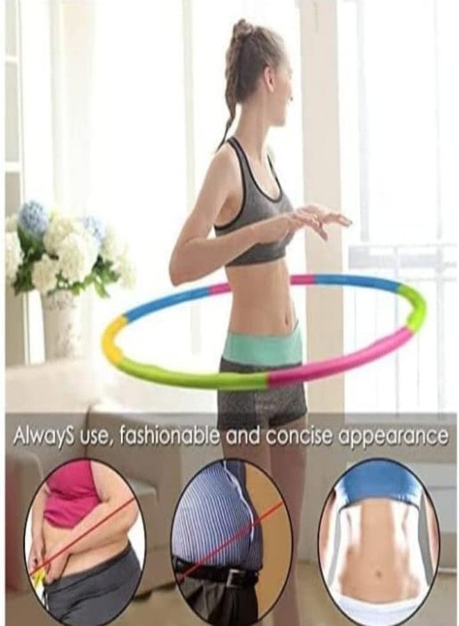 Manos Colourful Hula Hoop for Kids, 80 cm Diameter, Plastic Pack of 1 - Image 5