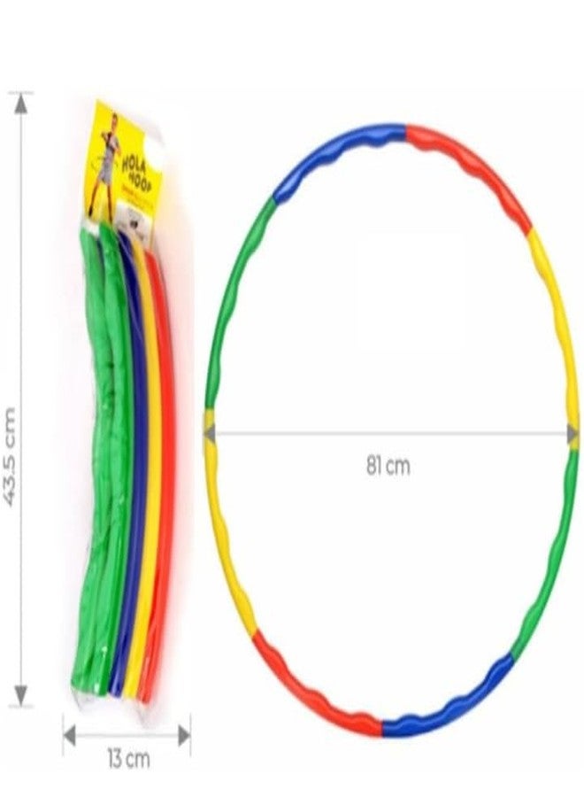 Manos Colourful Hula Hoop for Kids, 80 cm Diameter, Plastic Pack of 1 - Image 3