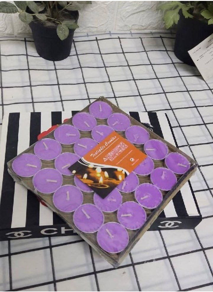 Generic Scented Candles - Purple 50 Pcs  - Image 1