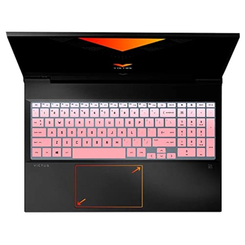 LAPRITE Premium Keyboard Cover Protector Fit with Victus by HP Ryzen 5 5600H 16.1-inch FHD Gaming Laptop Model 16-e0162AX - Gradient Pink - Image 5