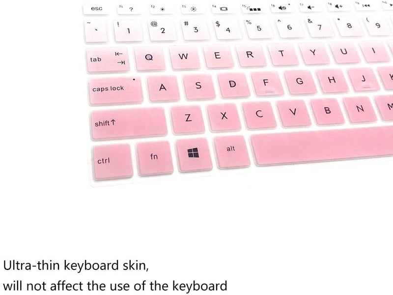 LAPRITE Premium Keyboard Cover Protector Fit with Victus by HP Ryzen 5 5600H 16.1-inch FHD Gaming Laptop Model 16-e0162AX - Gradient Pink - Image 3