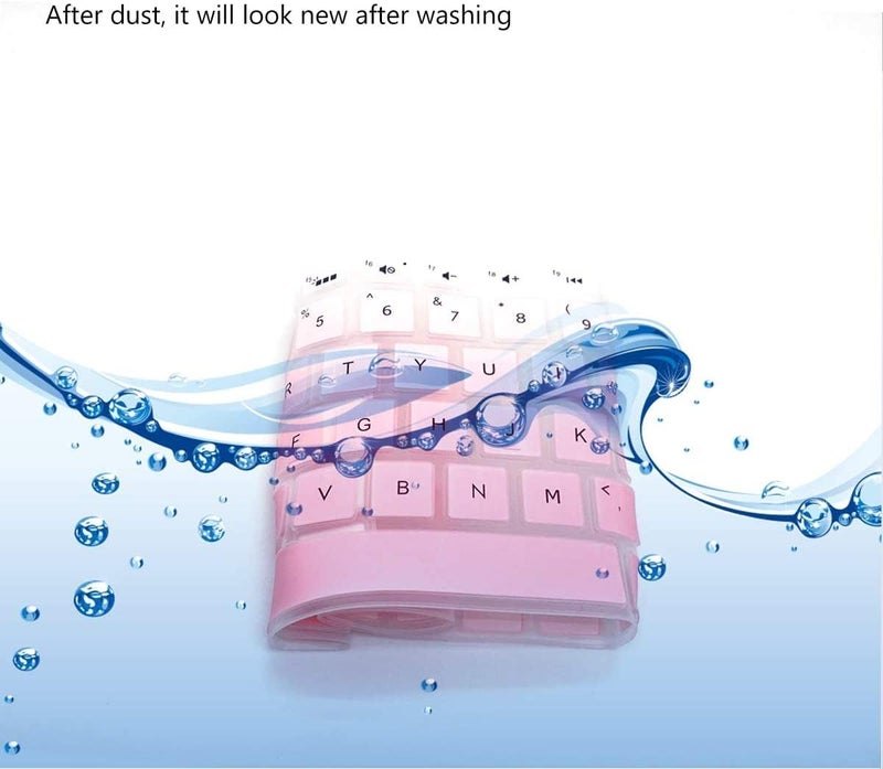 LAPRITE Premium Keyboard Cover Protector Fit with Victus by HP Ryzen 5 5600H 16.1-inch FHD Gaming Laptop Model 16-e0162AX - Gradient Pink - Image 4