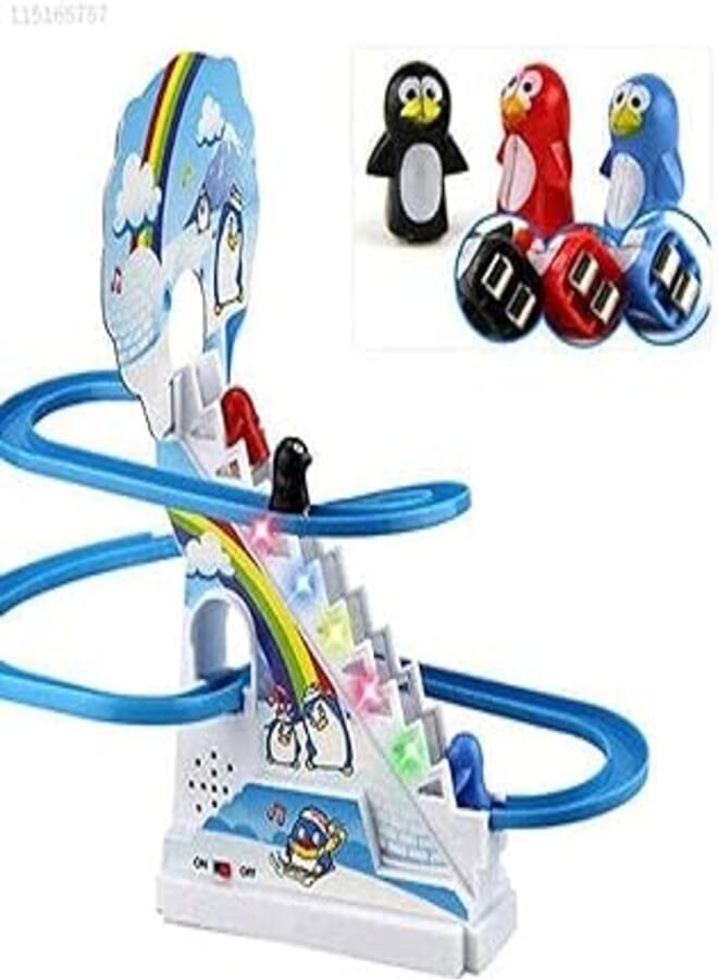 Race and Slide Penguins with Music (Penguins Park) - Small Size 