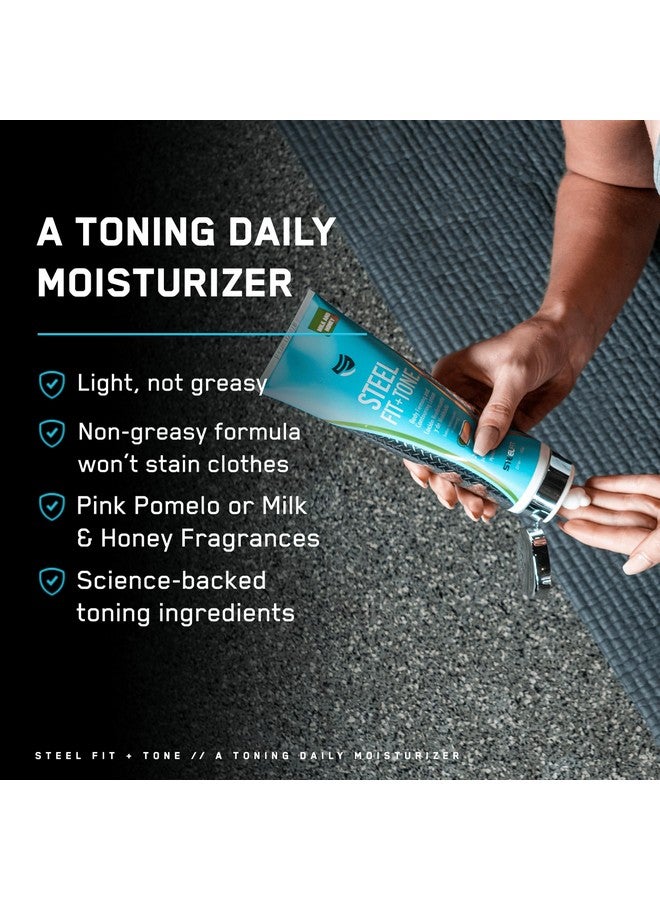 SteelFit Steel Fit + Tone | Skin Tightening Cream for Body | 30-45 Days of Supply | 24-Hour Skin Firming Body Lotion, Belly Firming and Tightening Cream | Pink Pomelo - Image 2