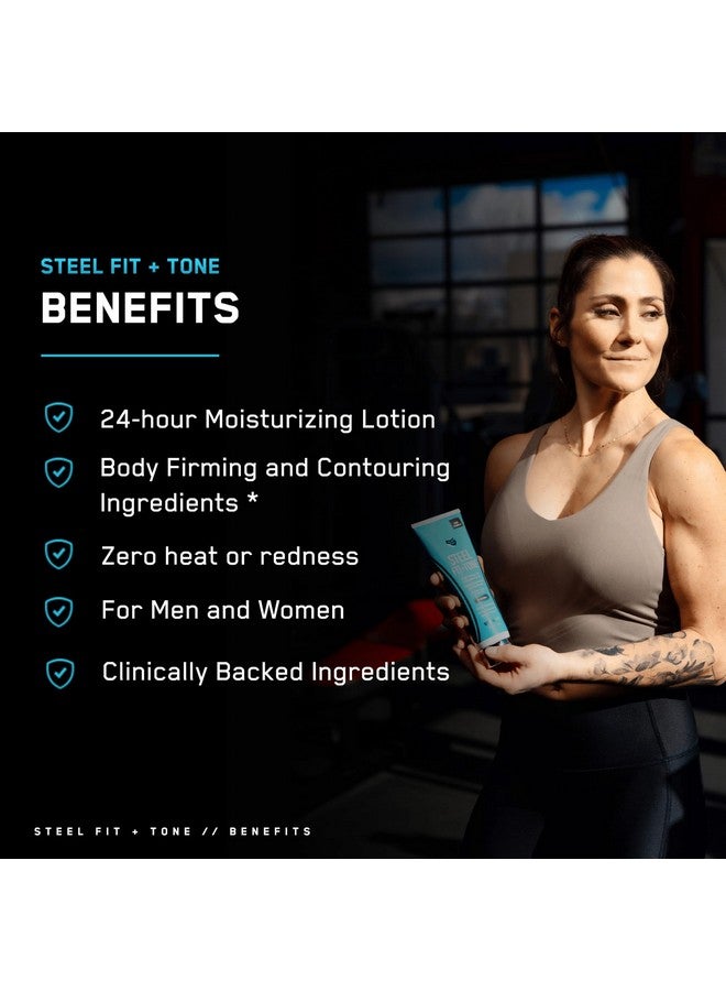 SteelFit Steel Fit + Tone | Skin Tightening Cream for Body | 30-45 Days of Supply | 24-Hour Skin Firming Body Lotion, Belly Firming and Tightening Cream | Pink Pomelo - Image 3