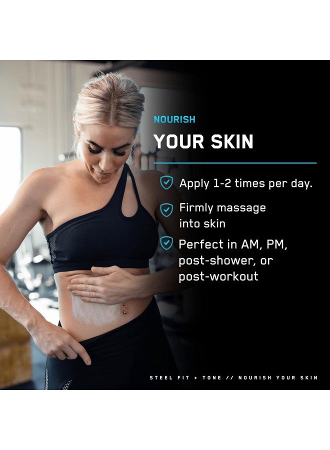 SteelFit Steel Fit + Tone | Skin Tightening Cream for Body | 30-45 Days of Supply | 24-Hour Skin Firming Body Lotion, Belly Firming and Tightening Cream | Pink Pomelo - Image 5