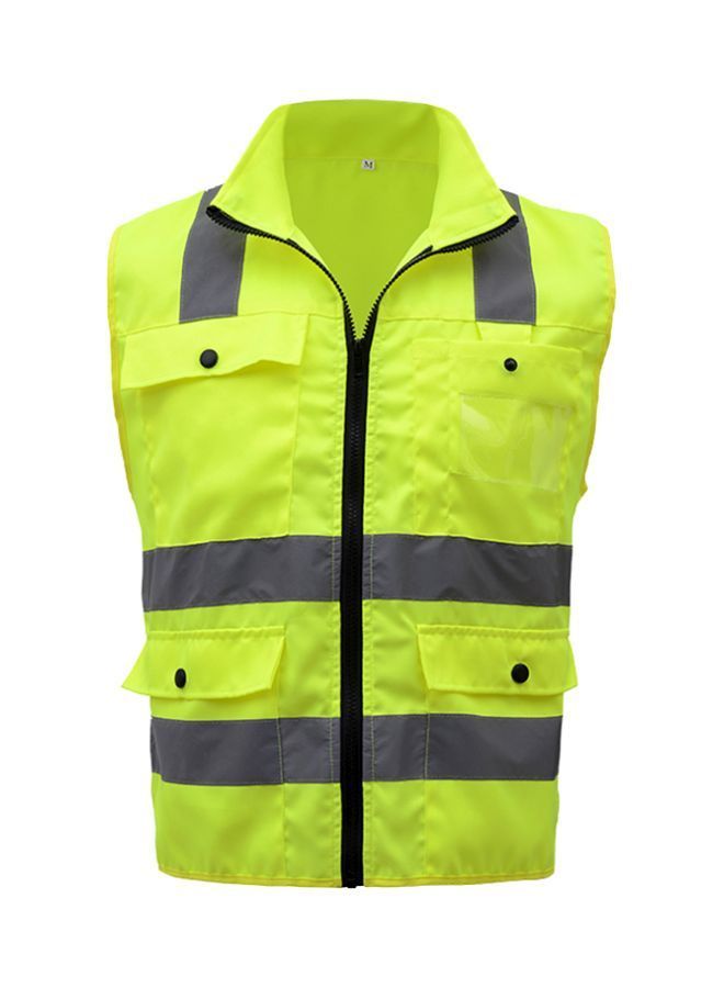 NIBEMINENT Reflective Safety Vest Yellow/Silver - Image 1
