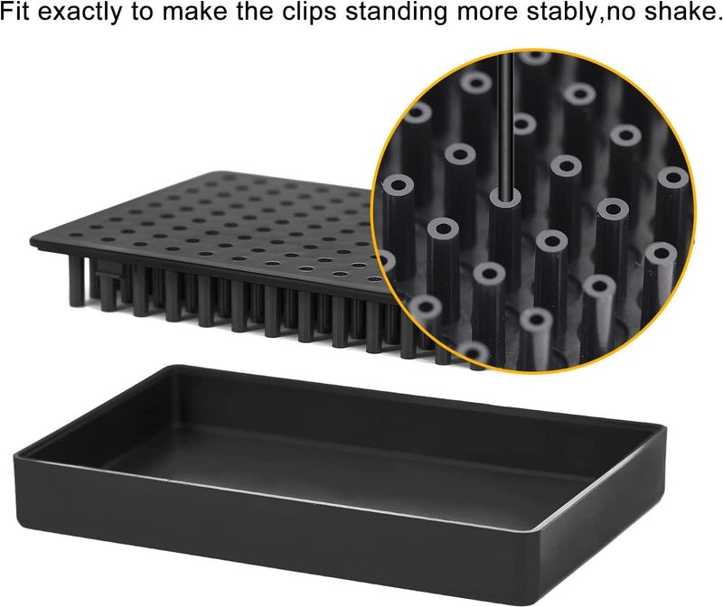 Yocoolfun Model Painting Stand Base Holder and 12PCS Bendable Alligator Clip Stick Set Modeling Tools for Airbrush Hobby Model Parts - Image 3