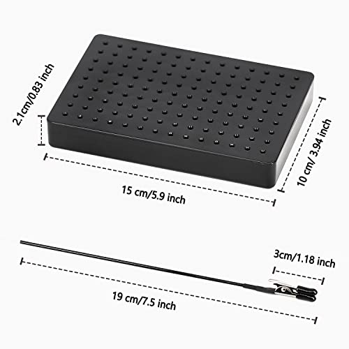 Yocoolfun Model Painting Stand Base Holder and 12PCS Bendable Alligator Clip Stick Set Modeling Tools for Airbrush Hobby Model Parts - Image 5