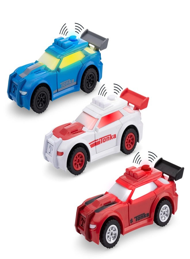 Tonka, 3-Pack Sports Cars- Made with Sturdy Plastic, Friction Powered, Boys and Girls, Toddlers Ages 3+, Sports Cars, Toddlers, Birthday Gift, Holiday - Image 1