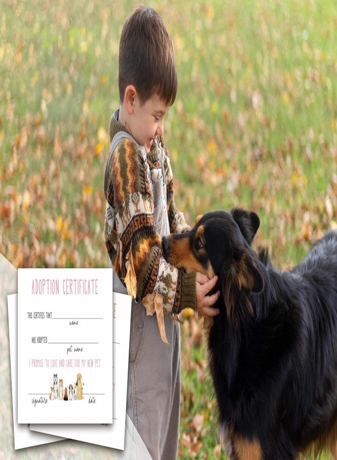 Gihyan Dog Adoption Certificate, Colorful Puppy Certificates of Adoption, Adopt Dog Gifts for Dog Puppy Birthday Parties, Adopting A Pet Party Favors Supplies, 10 Pcs Pet Adoption Certificates -11 - Image 4