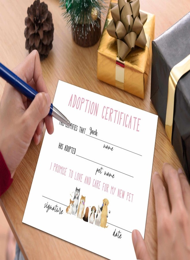 Gihyan Dog Adoption Certificate, Colorful Puppy Certificates of Adoption, Adopt Dog Gifts for Dog Puppy Birthday Parties, Adopting A Pet Party Favors Supplies, 10 Pcs Pet Adoption Certificates -11 - Image 3