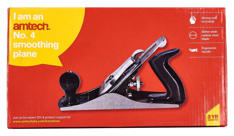 Amtech E0100 Number 4 Smooth Plane - Image 2