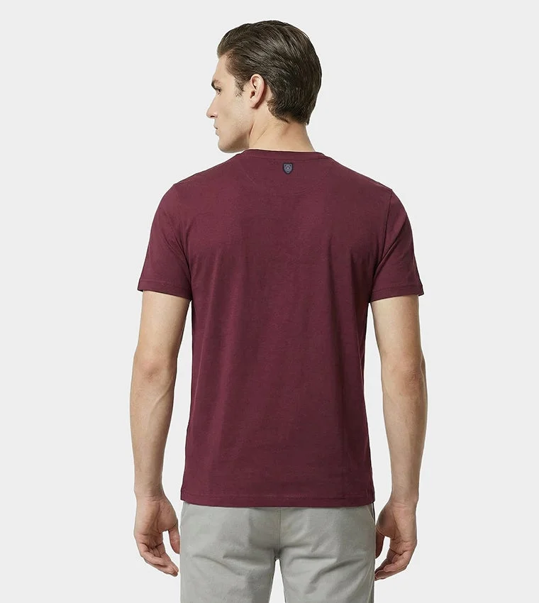 بيفرلي هيلز بولو كلوب Bhpc Mens Cherry Red Short Sleeve T-Shirt