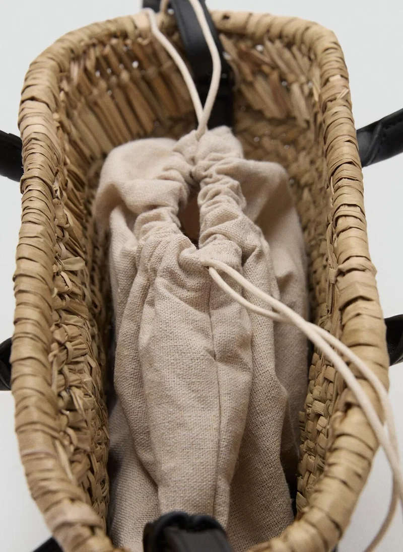 MANGO Small Natural Fibre Basket