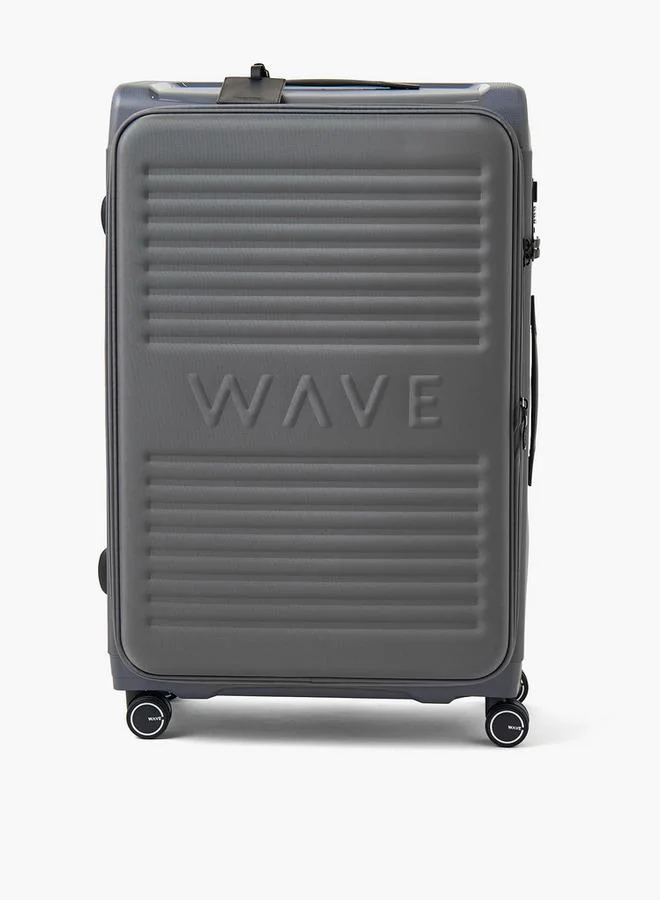 وايف Textured Softcase Luggage Trolley With Retractable Handle - 28 Inches Check-In Bag
