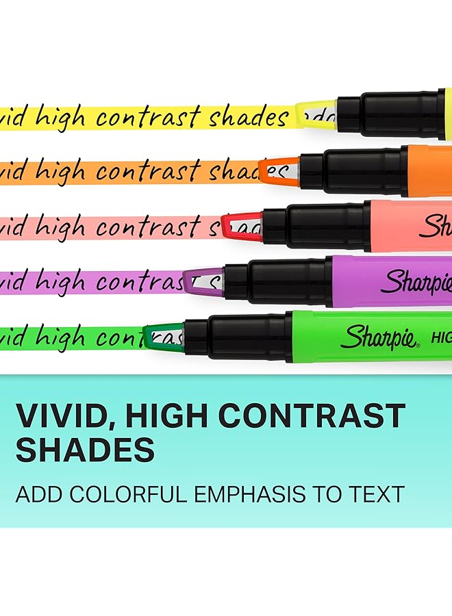 Sharpie Clear View Highlighter Stick Assorted 8 Pack 1966798  - Image 4