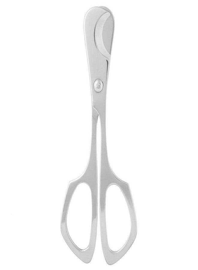 Fockety 1 Pcs Shearing Cigar Scissors, Round Cut with Ring Brushed Process Stainless Steel Cigar Cutter, Polishing Process for Gift - Image 1