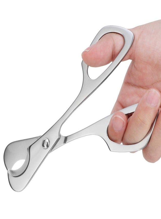 Fockety 1 Pcs Shearing Cigar Scissors, Round Cut with Ring Brushed Process Stainless Steel Cigar Cutter, Polishing Process for Gift - Image 3