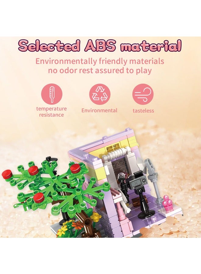 WOMA 840 قطعة من مكعبات بناء الفتيات ألعاب بيت الأحلام، ألعاب بناء منزل العطلات - Image 5