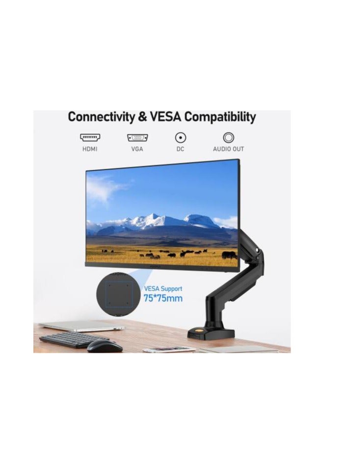 KOORUI KOORUI N02 Monitor, 27" IPS Display, FHD Resolution, 100Hz Refresh Rate, 4ms (OD) Response Time, FreeSync & G-Sync Compatible, 16.7m Color Display, Blue Light Filtering, Eye Care, Black | N02  - Image 4