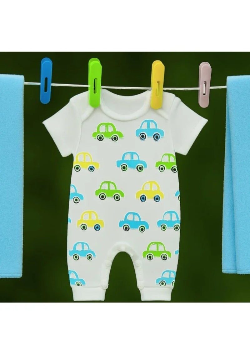 40 PCS Plastic Cloth Pegs Clothespins Laundry Line Clips Pack of 40 Durable Hanging Clips for Clothes Drying Rack Outdoor Indoor Use Laundry Accessories - Image 4