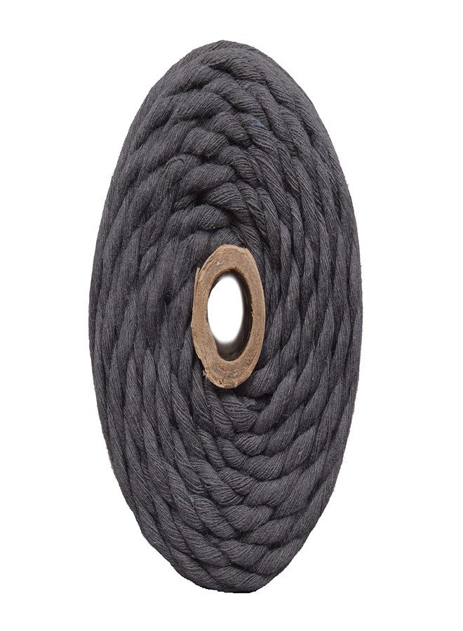 DK Craft Touch Single Strand Macrame Cotton Thread for Craft Work,Plant Hanger Ropes Single ply Color Ropes (Slate Grey, 100 metre Length (3mm)) - Image 4
