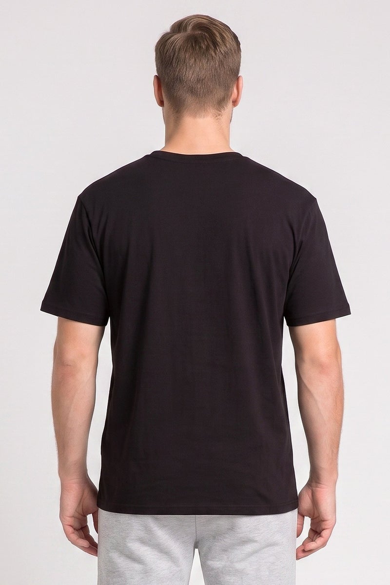 Tyson Men Sportswear Fit Short Sleeve Outdoor T-Shirt, Black - Image 4
