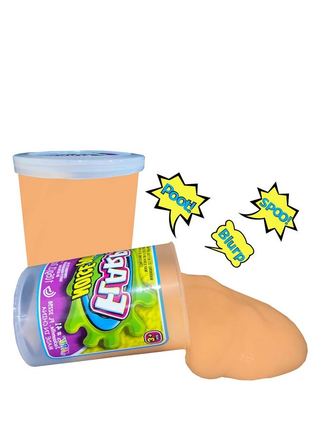 Ja-Ru - Jaru The 1 Flarp Noise Putty (2 Pack) Fart Putty Slime Amazing Bundle It Makes Fart Noises Super Soft Pink And Orange Slime 2 Pack Amazing Style (Click For More Variations) - Image 1