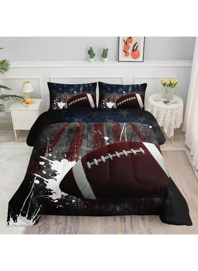 Generic American Football Comforter Bedding Set for Boys Kids Teens  - Image 1