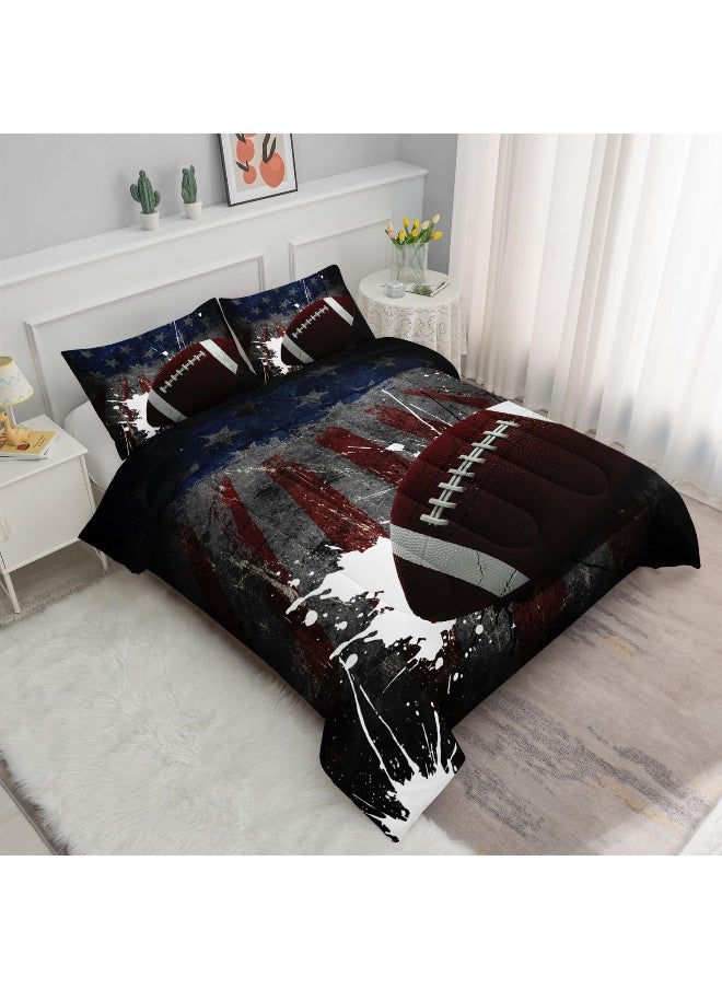 Generic American Football Comforter Bedding Set for Boys Kids Teens  - Image 2