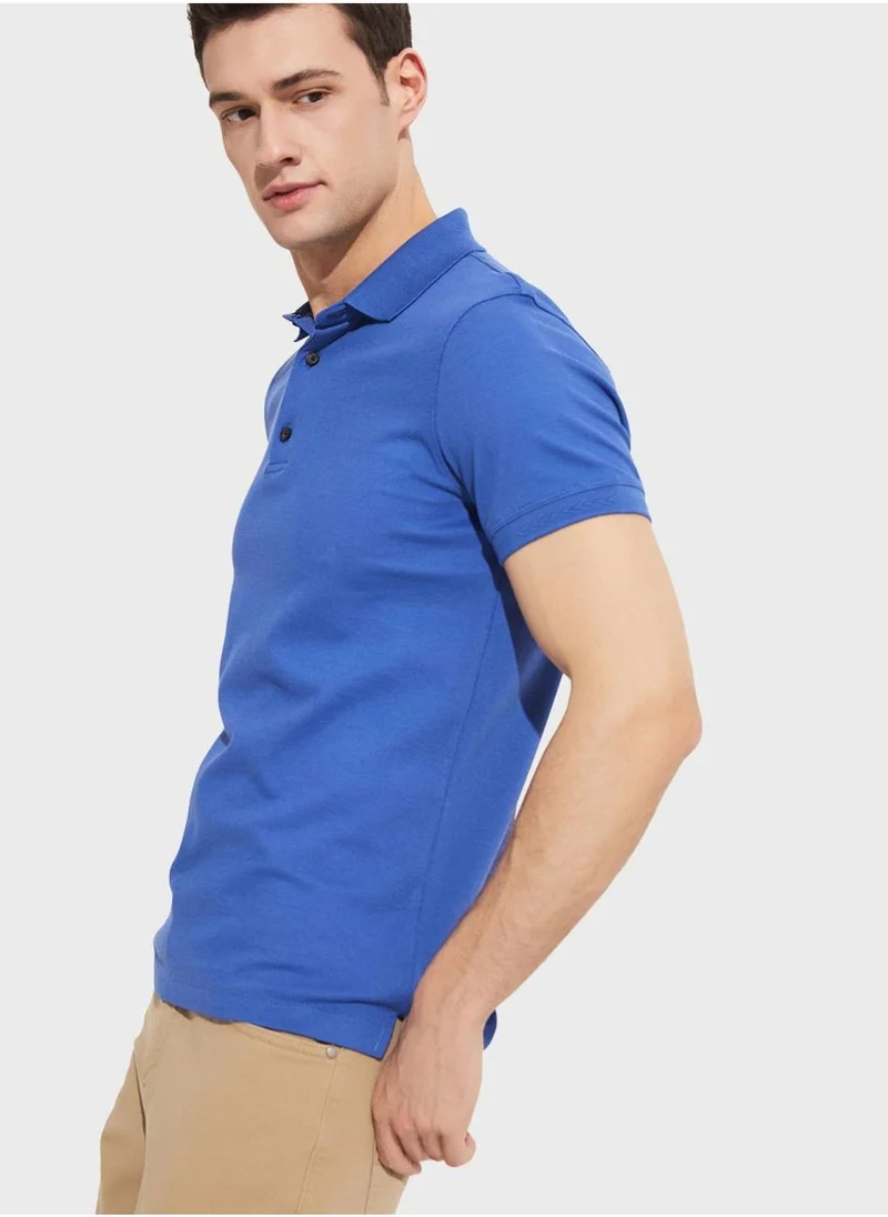 جون Essential Slim Fit Polo