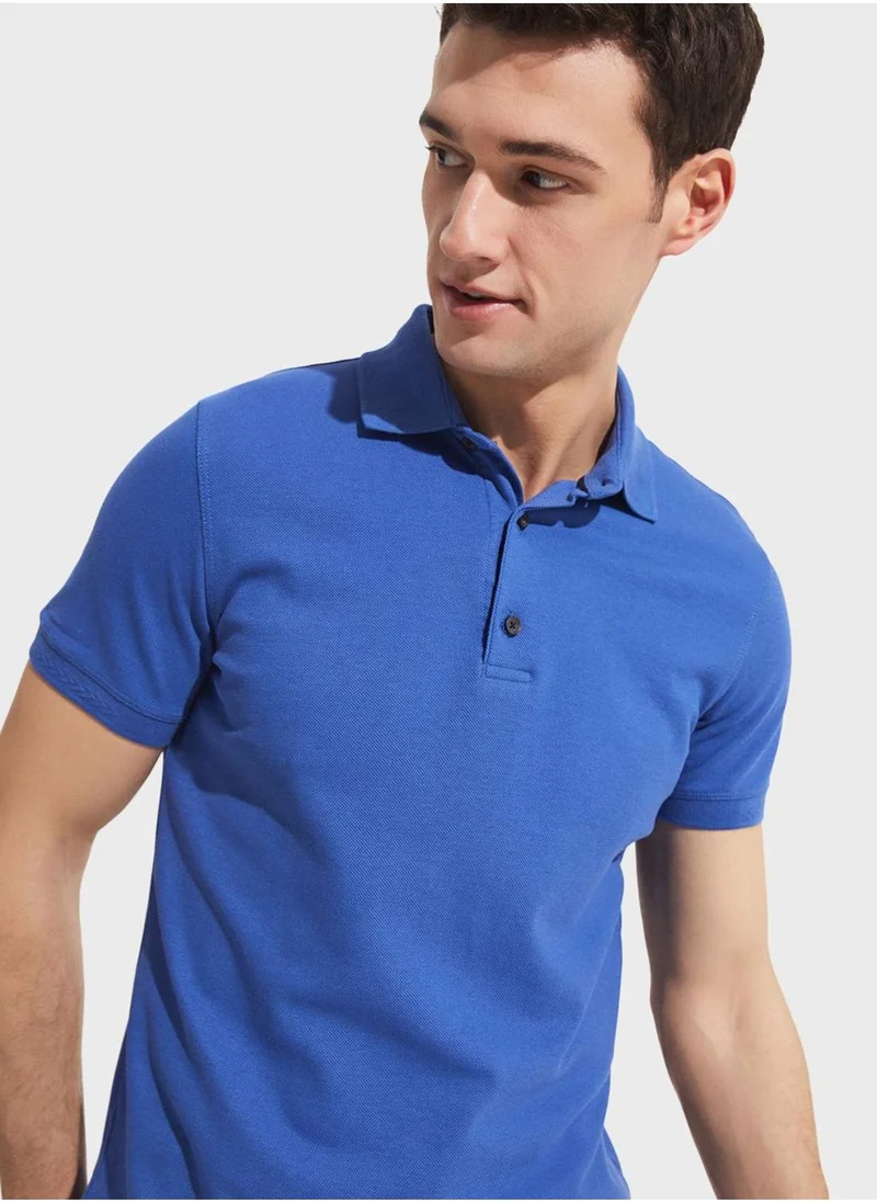 جون Essential Slim Fit Polo