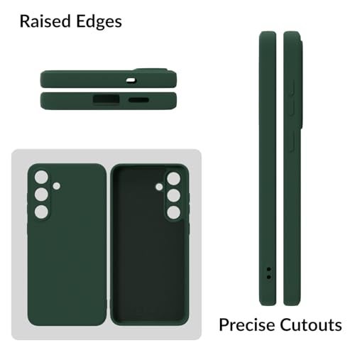 SPRIG Compatible with Samsung S25 Plus Premium FlexTone Back Cover Drop Tested Shock Proof Mobile Case for Men, Women, Boys and Girls with Camera Protection (Dark Green) - Image 3