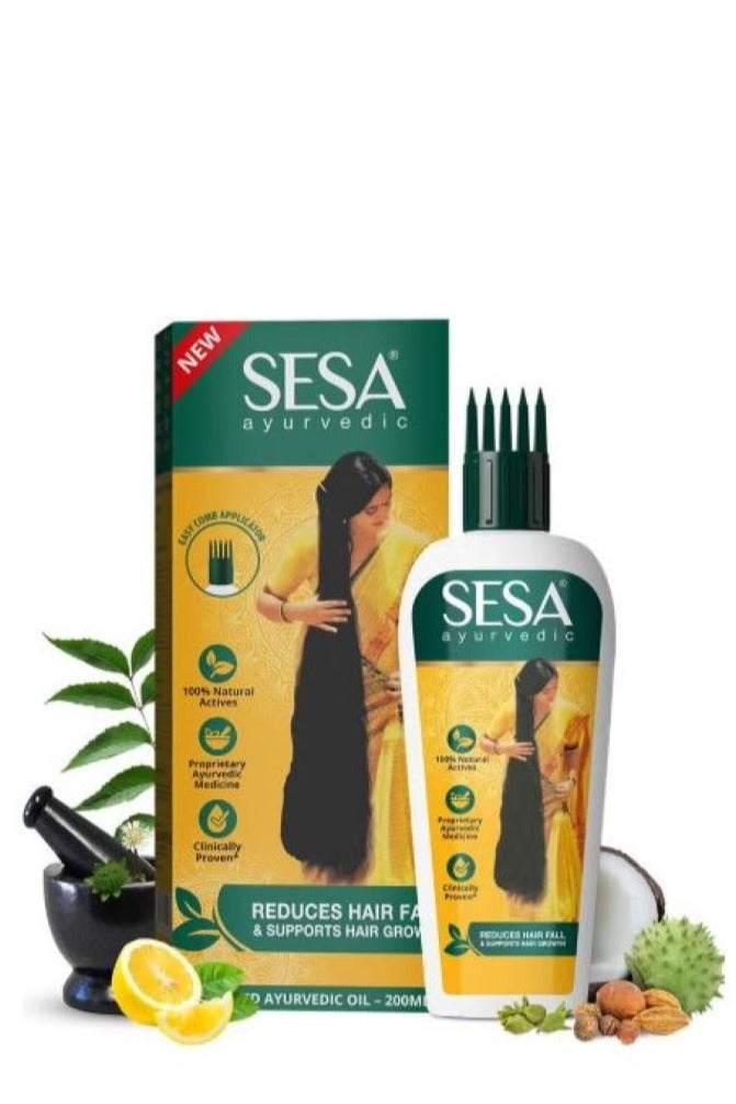 سيسا زيت الشعر الأيورفيدي سيسا، عمره 5000 عام، 200 مل - Image 1