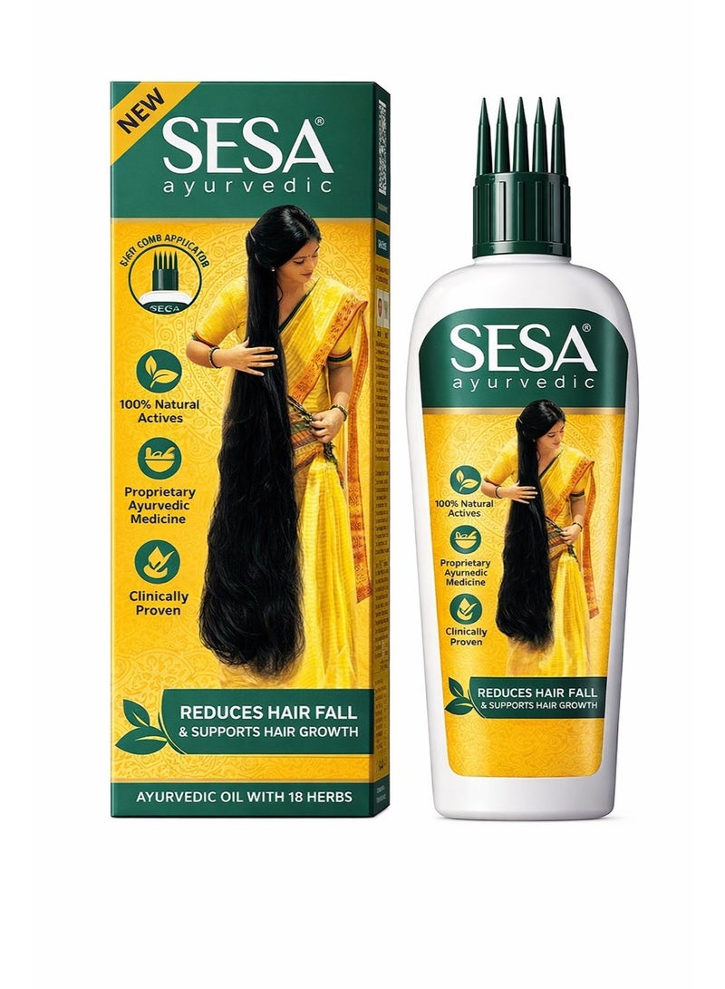 سيسا زيت سيسا الأيورفيدي للشعر – تركيبة أيورفيدية عمرها 5000 عام لتقليل تساقط الشعر وتعزيز النمو –180 مل - Image 1