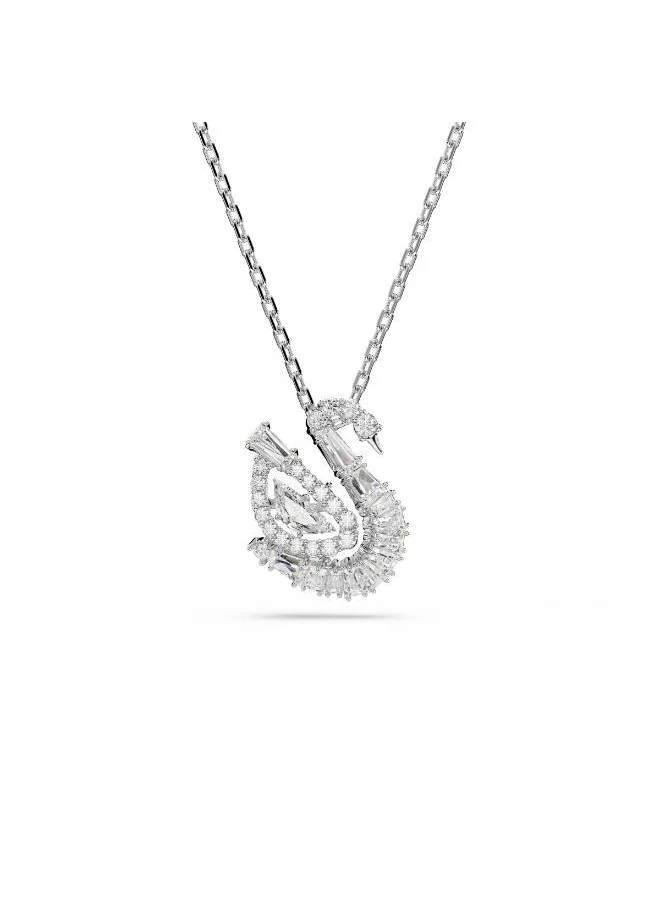 سواروفسكي Swan Long Necklace