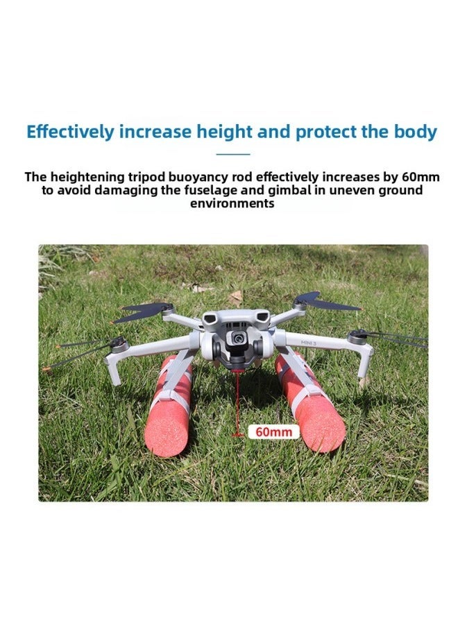 Suitable For DJI Mini3/Mini3PRO Water Floating Elevated Foot Landing Gear Mini 3 Elevated Buoyancy Rod-Color:Water Floating Height Tripod (elastic) - Image 4